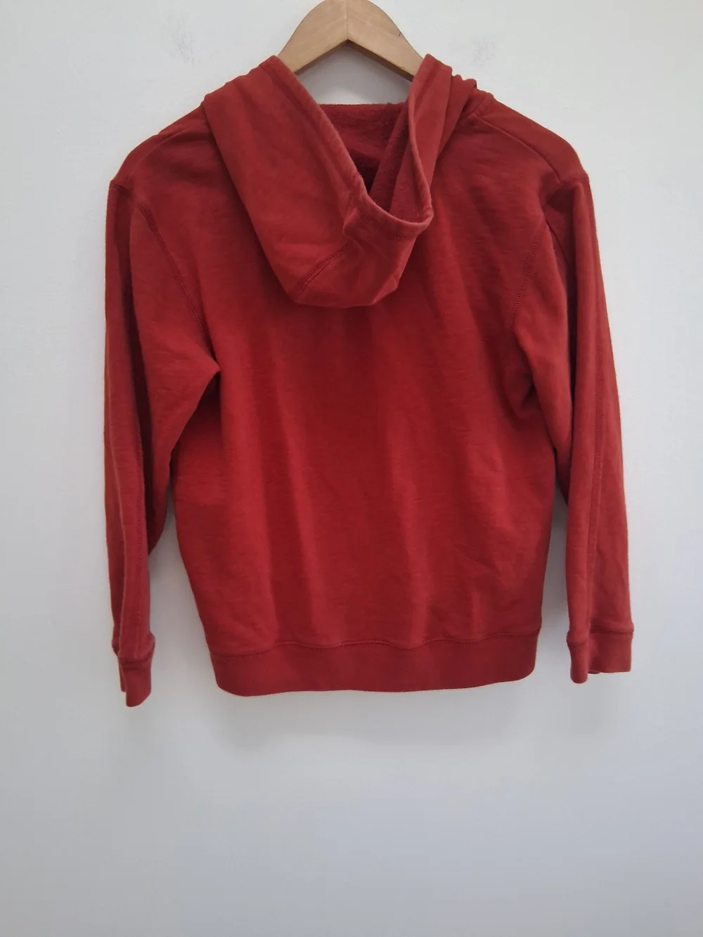 Gymboree Kid's Burnt-Orange Zip Hoodie with 'SURF' Stitch Applique Size 10 Years